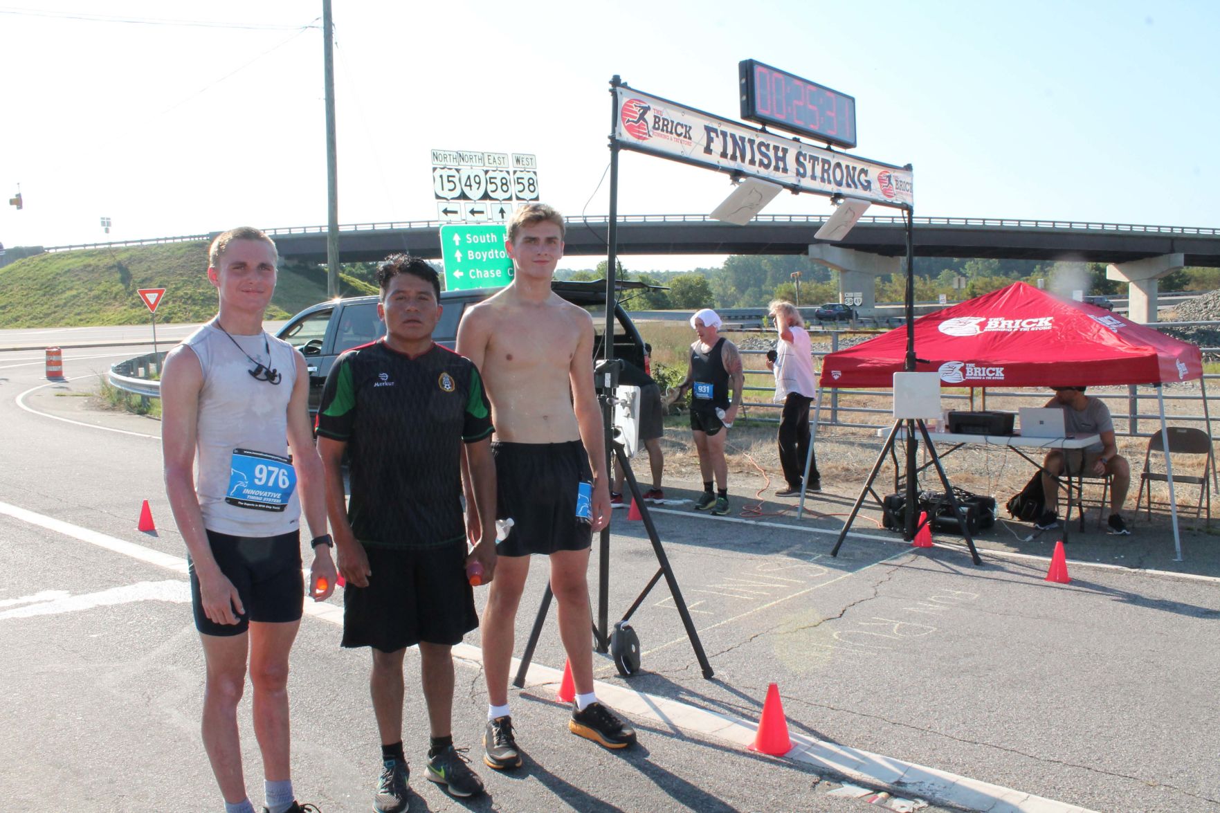 Lakefest 5K top three winners